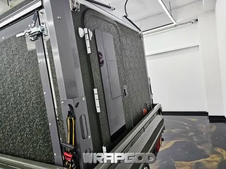 김포 봉고 캠핑카 랩핑 3M1080 쉐도우밀리터리그린 / 김포 양촌읍