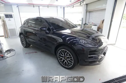 포르쉐 마칸 전체랩핑 3M 2080 미드나잇블루 자동차튜닝 풀랩핑 시공기 김포 일산 인천 전체 래핑 전문샵 WRAPGOD / 김포 양촌읍