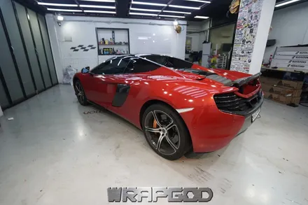 맥라렌 650S 투톤 전체랩핑 시공, 김포 일산 인천 청라 송도 슈퍼카 풀랩핑 전문점 WRAPGOD / 김포 양촌읍