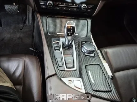 청라 BMW 5시리즈 무광 카본 실내랩핑 시공 / 김포 양촌읍