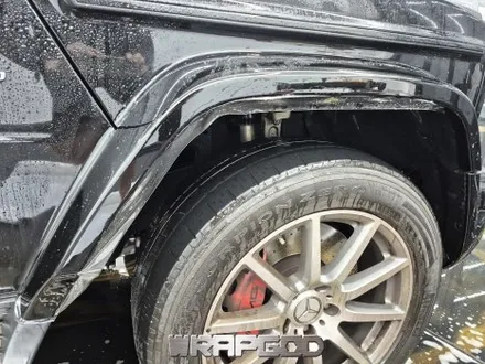 김포 구래동 벤츠 G63 지바겐 프론트범퍼, 휀다커버 PPF재시공 & 스페어타이어커버 유광블랙 시공 / 김포 양촌읍