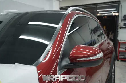 벤츠 GLE 300d 에이버리 유광 화이트 전체 랩핑 시공, 김포 인천 자동차래핑 전문점 랩갓 WRAPGOD / 김포 양촌읍