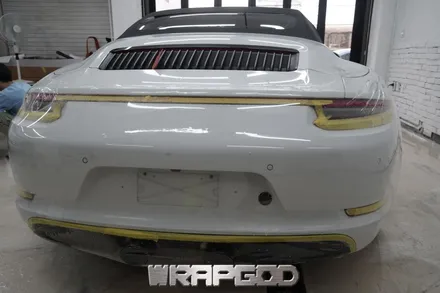 포르쉐 911 카레라 4GTS 뒷범퍼 PPF 보호필름 시공, 김포PPF 검단PPF 전문점 랩갓 WRAPGOD / 김포 양촌읍