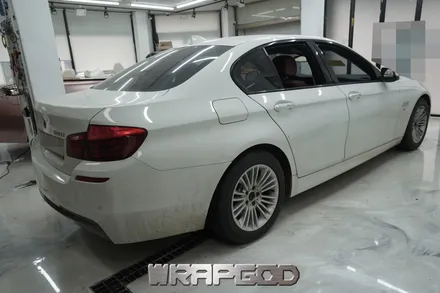 BMW 5시리즈 528i , 에이버리 사틴그레이 전체랩핑 시공 / 김포 검단 일산 자동차 래핑 전문점 랩갓 WRAPGOD / 김포 양촌읍