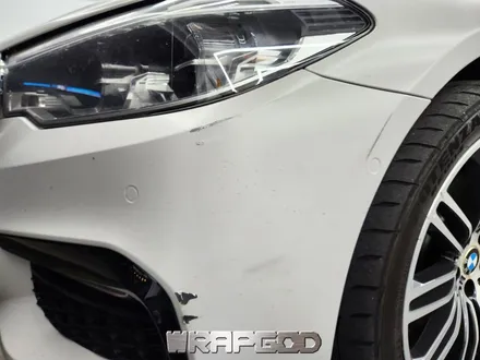 청라 BMW 530d 앞범퍼 사고수리 재시공 랩핑 / 김포 양촌읍