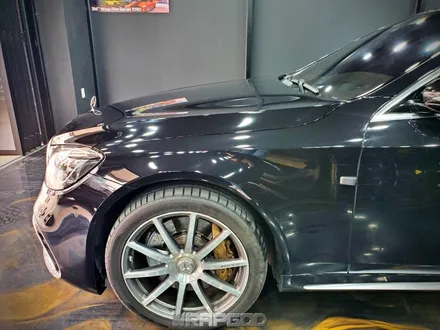 벤츠 S63 AMG 앞범퍼 휀다 헤드라이트 PPF 부분 시공기, 김포 자동차PPF 전문 랩갓 / 김포 양촌읍