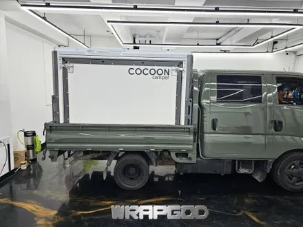 김포 봉고 캠핑카 랩핑 3M1080 쉐도우밀리터리그린 / 김포 양촌읍