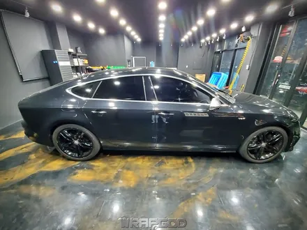 아우디 S7 에이버리 유광 그레이 전체 랩핑, 검단 자동차 랩핑 전문 랩갓 / 김포 양촌읍