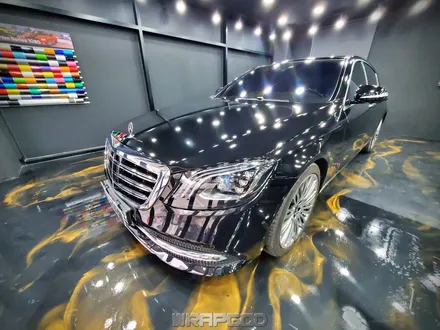 벤츠 S560 앞범퍼 휀다 부분 PPF 시공, 김포 검단 자동차PPF 전문 랩갓 / 김포 양촌읍