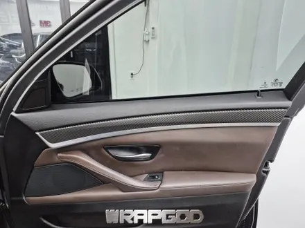 청라 BMW 5시리즈 무광 카본 실내랩핑 시공 / 김포 양촌읍