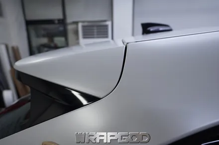 재규어 F페이스 에이버리 사틴 화이펄 전체 랩핑 시공, 검단랩핑 전문점 WRAPGOD / 김포 양촌읍