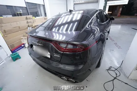 스팅어 에이버리 락그레이 전체랩핑, 에이드로 바디킷 인스톨 / 김포랩핑 WRAPGOD / 김포 양촌읍