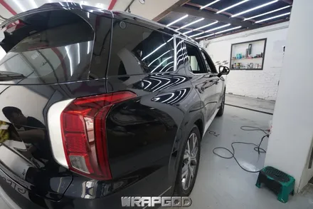 팰리세이드 무광크롬실버 전체랩핑,김포랩핑 시공 전문 WRAPGOD / 김포 양촌읍