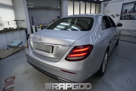 벤츠 E220d 전체랩핑 3M 2080 유광 화이트 시공 김포 일산 인천 자동차랩핑 전문점 WRAPGOD / 김포 양촌읍