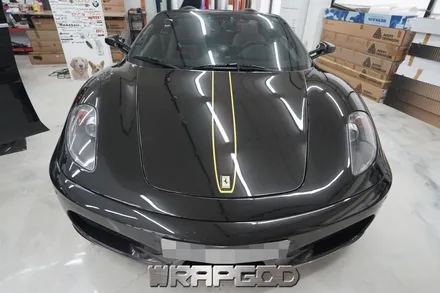 페라리 F430 , 라이트 필름 & 카본 테칼 부분 포인트 랩핑 시공/ 김포 검단 일산 자동차 래핑 전문점 랩갓 WRAPGOD / 김포 양촌읍