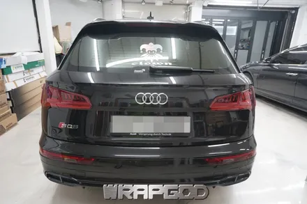 아우디 SQ5 , 에이버리 사틴 화이트 전체 랩핑 시공 / 김포 검단 자동차 래핑 전문점 랩갓 WRAPGOD / 김포 양촌읍