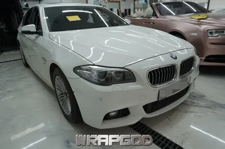 BMW 5시리즈 528i , 에이버리 사틴그레이 전체랩핑 시공 / 김포 검단 일산 자동차 래핑 전문점 랩갓 WRAPGOD / 김포 양촌읍