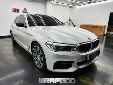 청라 BMW 530d 앞범퍼 사고수리 재시공 랩핑 / 김포 양촌읍