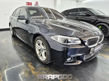 청라 BMW 5시리즈 무광 카본 실내랩핑 시공 / 김포 양촌읍