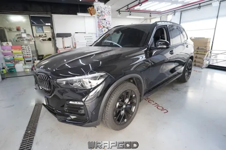 신형 BMW X5 에이버리 사틴그레이 전체랩핑,김포자동차랩핑 시공은 WRAPGOD / 김포 양촌읍
