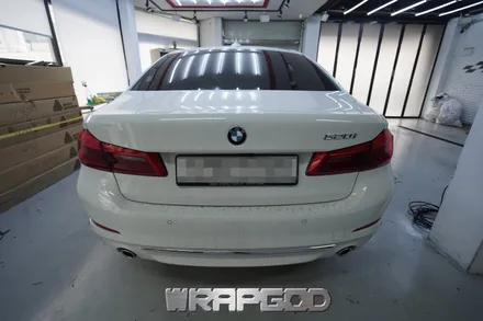 BMW 5시리즈 520i G30랩핑, 에이버리 사틴 메탈릭 다크블루 김포 자동차 래핑 WRAPGOD / 김포 양촌읍