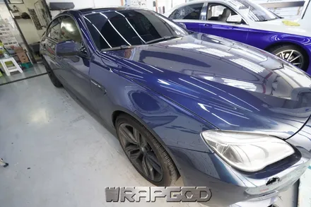 BMW 6시리즈 M6 그란쿠페 3M화이트골드스파클 전체 랩핑 시공,김포 일산 인천 검단 송도 청라 파주 전체 랩핑 전문점 WRAPGOD / 김포 양촌읍