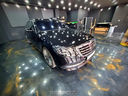벤츠 S560 앞범퍼 휀다 부분 PPF 시공, 김포 검단 자동차PPF 전문 랩갓 / 김포 양촌읍