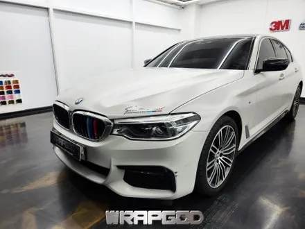 청라 BMW 530d 앞범퍼 사고수리 재시공 랩핑 / 김포 양촌읍