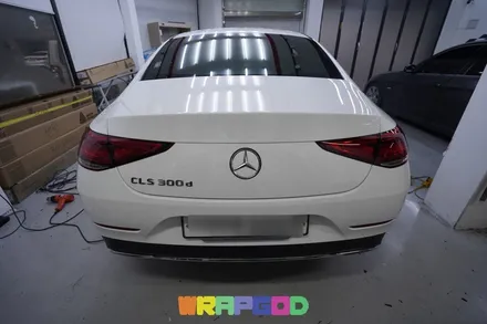 벤츠 CLS 사틴 펄 골드 더스트블랙 전체랩핑, 김포 자동차랩핑 시공 전문 WRAPGOD / 김포 양촌읍
