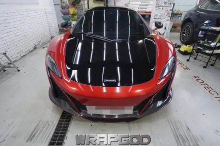 맥라렌 650S 투톤 전체랩핑 시공, 김포 일산 인천 청라 송도 슈퍼카 풀랩핑 전문점 WRAPGOD / 김포 양촌읍