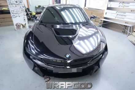 BMW i8 블랙크롬 전체랩핑 시공, 김포 일산 인천 송도 청라 파주 크롬랩핑 시공 전문점 WRAPGOD / 김포 양촌읍