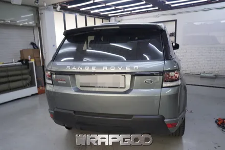 레인지로버 스포츠 에이버리 새틴블랙 전체 랩핑 & 블랙팩 시공, 김포 카스킨 전문점 WRAPGOD / 김포 양촌읍