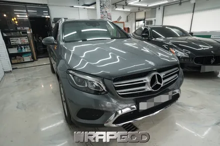 벤츠 GLC 220d , 에이버리 유광 화이트 전체 랩핑 시공 / 김포 검단 자동차 래핑 전문점 랩갓 WRAPGOD / 김포 양촌읍