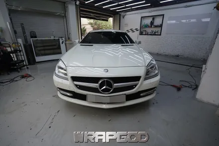 벤츠 SLK200 , 에이버리 다크 블루 메탈릭 전체 랩핑 시공 / 김포 검단 자동차 래핑 전문점 랩갓 WRAPGOD / 김포 양촌읍