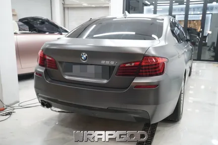 BMW 5시리즈 528i , 에이버리 사틴그레이 전체랩핑 시공 / 김포 검단 일산 자동차 래핑 전문점 랩갓 WRAPGOD / 김포 양촌읍