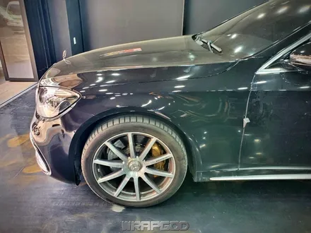 벤츠 S63 AMG 앞범퍼 휀다 헤드라이트 PPF 부분 시공기, 김포 자동차PPF 전문 랩갓 / 김포 양촌읍