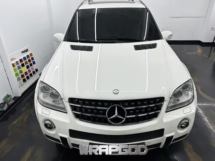 인천 김포랩핑 벤츠 ML63AMG 착한가격 큰변화 포인트랩핑 3M2080 유광블랙 / 김포 양촌읍