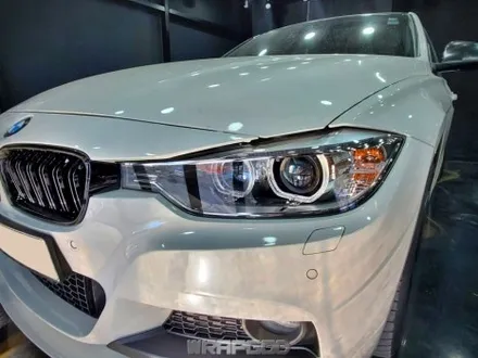 검단신도시 BMW 3시리즈 헤드라이트 톤다운 라이트필름 오라칼 미들그레이 / 김포 양촌읍