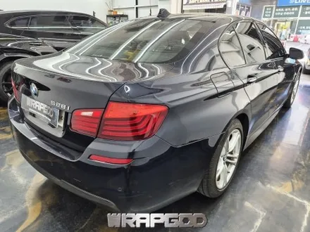 청라 BMW 5시리즈 무광 카본 실내랩핑 시공 / 김포 양촌읍