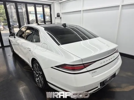 인천 제네시스 G90 루프 필름제거 및 블랙ppf 루프스킨 시공 / 김포 양촌읍