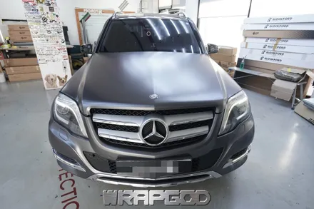 벤츠 GLK 220 풀랩핑 에이버리 슈프림 사틴그레이 시공 김포 자동차래핑 전문샵 WRAPGOD / 김포 양촌읍