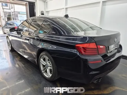 청라 BMW 5시리즈 무광 카본 실내랩핑 시공 / 김포 양촌읍