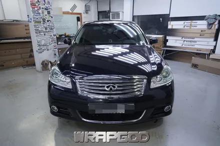 인피니티 M35 3M 미드나잇블루 전체 랩핑 시공, 검단 김포 랩핑 맛집 WRAPGOD / 김포 양촌읍