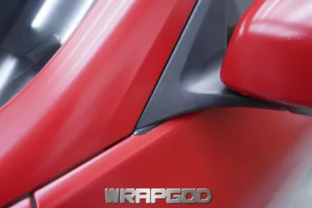 닛산 370z 에이버리 사틴 카마인레드 전체 랩핑 시공, 검단랩핑 김포랩핑 전문점 랩갓 WRAPGOD / 김포 양촌읍
