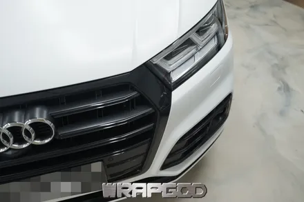 아우디 SQ5 , 에이버리 사틴 화이트 전체 랩핑 시공 / 김포 검단 자동차 래핑 전문점 랩갓 WRAPGOD / 김포 양촌읍