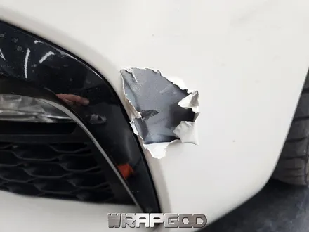 청라 BMW 530d 앞범퍼 사고수리 재시공 랩핑 / 김포 양촌읍