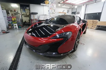 맥라렌 650S 투톤 전체랩핑 시공, 김포 일산 인천 청라 송도 슈퍼카 풀랩핑 전문점 WRAPGOD / 김포 양촌읍