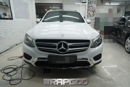 벤츠 GLC 220d , 에이버리 유광 화이트 전체 랩핑 시공 / 김포 검단 자동차 래핑 전문점 랩갓 WRAPGOD / 김포 양촌읍
