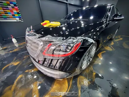벤츠 S560 앞범퍼 휀다 부분 PPF 시공, 김포 검단 자동차PPF 전문 랩갓 / 김포 양촌읍