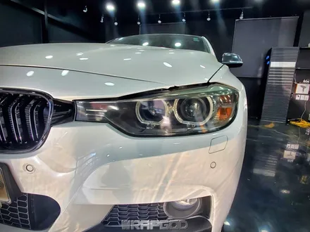 검단신도시 BMW 3시리즈 헤드라이트 톤다운 라이트필름 오라칼 미들그레이 / 김포 양촌읍